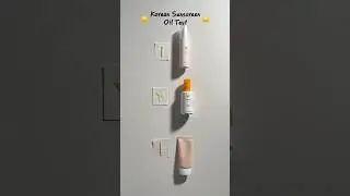 Sunscreen oil test