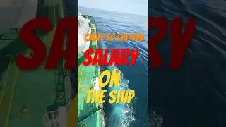 Salary in Merchant Navy!! All Ranks!! Tanker Ships!! #relatable #youtubeshorts