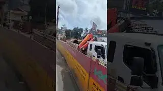 Phase 2 work progress of Kochi Metro near Aalinchuvadu