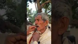 ASMR Shaving Of Old Man With World Oldest Barber #traditionalshaving #shaver #woodshavings