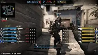 ESports - CS:GO, Ancient vs OpTic, DreamHack Open Summer 2019 (15th of June 2019), Mirage - Map 1