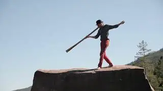 Zotroa plays Didgeridoo in the Norwegian nature