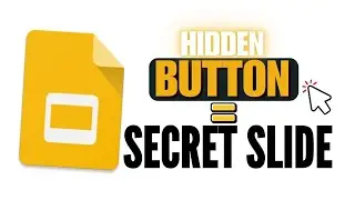 Tap Hidden Button to Reveal a Secret Slide | Google Slides (Presentation Hacks)