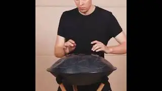 handpan drum 22 inch steel drum starlink A2 dark green 10 notes