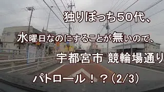 独りぼっち５０代、水曜日なのにすることが無いので、宇都宮市 競輪場通り パトロール！？(2/3)