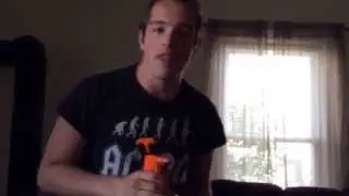 Hair removal commercial goes wrongs with scissors!