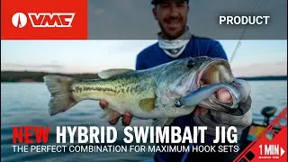 1 Minute Quick Video:  VMC&reg; Hybrid Swimbait Jig