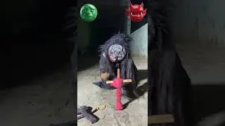 Ghost totka vs hanuman bhakt power 👻 #hanuman #hanumankbhakt #funnyvideio #funny #trending #shorts