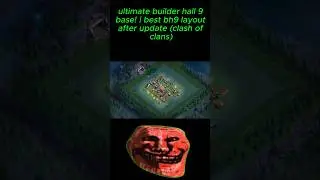 ULTIMATE BUILDER HALL 9 BASE! | Best BH9 Layout After Update (Clash of Clans)#clashofclans #memes