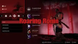 Roaring Ronin Build 2022 | Ghost of Tsushima Legends