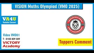 Vision Maths Olympiad : Toppers Opinion