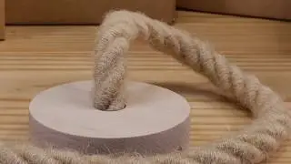 Tutorial: how to assemble a wooden ceiling rose kit for 2XL electrical cord (hole 24 mm)