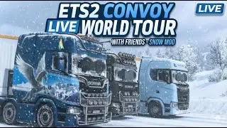 ETS2 Convoy With Friend 🚛🔥 | Long Drive Multiplayer | Game On Live #ets2 #marathistreamer