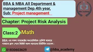 Project risk analysis class 2 RADR, certainty equivalent, CAPM | Management dep. Project management