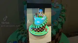 Sonic cake #cake #sonic