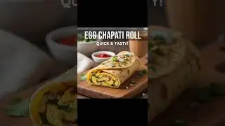 egg chapati roll 🤤 breakfast series episode 7 #viral #food #lifestyle #satvi3nadh #cooking#ytshorts