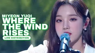 MIYEON & YUQI (G)I-DLE &mdash; Where the Wind Rises (Cover) | Line Distribution