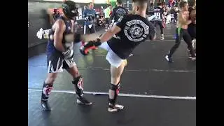 Fabio Pinca & George Hickman MMA sparring