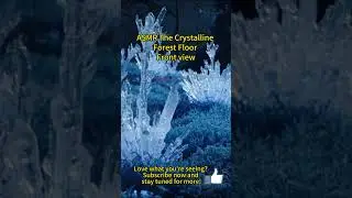 ASMR The Crystalline Forest Floor Front view #asmr #asmrsounds #asmrsound #aivideo #ai #aiart