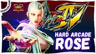 Street Fighter V: ROSE (Hardest AI ARCADE)