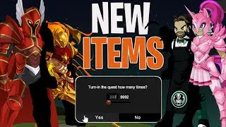 AQW Multi Turn In Preview! + Classic Blood Paladin! | 14th Upholder - 20th Anniversary Badge + More!