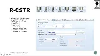 Modeling CSTR reactors with R CSTR in Aspen Plus (Lec105)