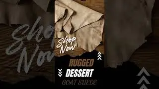 Rugged Dessert Goat Suede! #suede #su&egrave;de #suedejacket #suedeshoes #fashion #leathercrafting