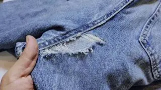 Say goodbye to jeans holes between the legs! / The magic solution to fix this problem