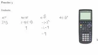 Unit 2 - Lesson 4 Exponent Laws: Part 1 - Practice 3
