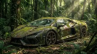 ASMR Old Car to New | Relaxing Restoration Sounds (Lamborghini Revuelto)