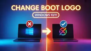 How to Change Windows 10 Boot Logo | Custom Boot Logo | Boot Logo Mod 2025 | @AdeebTechLab
