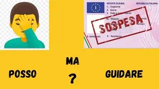 Come EVENTUALMENTE riavere la patente di guida italiana nonostante sia sospesa di validit&agrave;