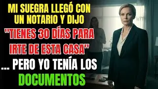 Mi Suegra Llegó Con Un Notario Y Me Dijo Que Tenía 30 Días Para Dejar MI Casa...
