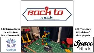 2020 Back to Track round 1: Blue Wombat vs Space Black