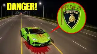 If you see BLOOD on a LAMBORGHINI, STAY AWAY! (IT'S A TRAP)