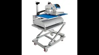Flagship automatic #heatpress heat press machine to perfectly fit #dtf  printing  FJXHB2-2S