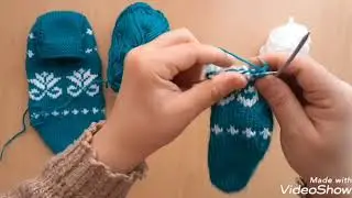 Beş şişli patik/  çiçek modeli
