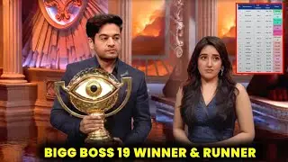 Bigg Boss 19 Winner And Runner Up Leaked | Bigg Boss 19 Full Script Leaked | Gaurav Khanna Winner