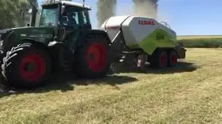 Fendt 820 + Claas Quadrant 3200 FC