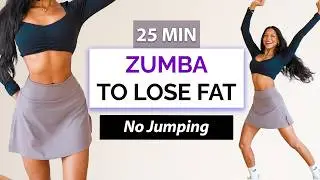 25 Min Zumba Dance Workout for Weight Loss (No Jumping)