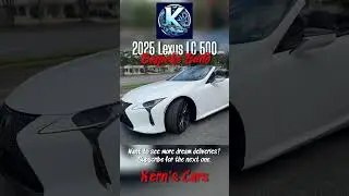 2025 Lexus LC 500 Bespoke Build! No voiceovers. No fluff. Just pure car envy. Subscribe to see more!