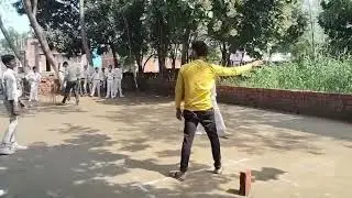 Playing cricket has its own fun 😁 #Personality development 😁