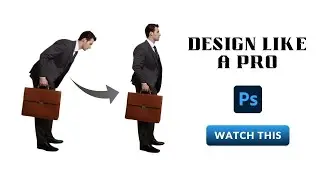 How to Straighten The Curved Picture in Photoshop | Step by Step Tutorial  #photoshoptutorial