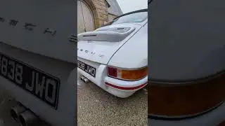 Porsche 911 all ready for collection. #porsche #detailing #911 #retro #exhaust #asmr #cleaning