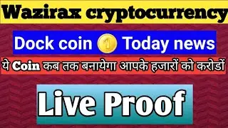 wazirax best earning Dock coin Dock cryptodock crypto price prediction