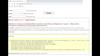 Don't allow fields empty in asp.net using RequiredFieldValidator , fix error  unobtrusive validation