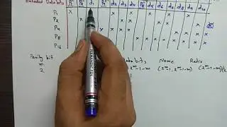 D7: Hamming code encoding or formation (Hindi-English)