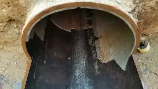 Beton Auskleidung aus Trinkwasserleitung entfernen H&H Hildebrand Rohrtechnik GmbH