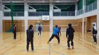 1/8 ⑥ ファミリーバドミントン【南高梅】初打ち練習