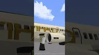 ETIHAD 737 PLANE in MINECRAFT BEDROCK #mcbe #minecraft #mcpe #etihad #plane #mancity